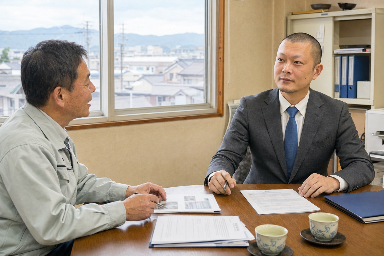 大垣での勉強会・相談の様子